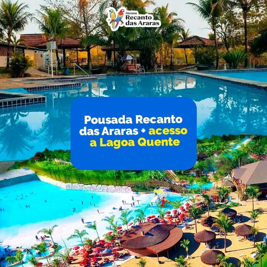 Pousada Recanto Das Araras "Com Acesso Ao Lagoa Quente" Caldas Novas Bagian luar foto